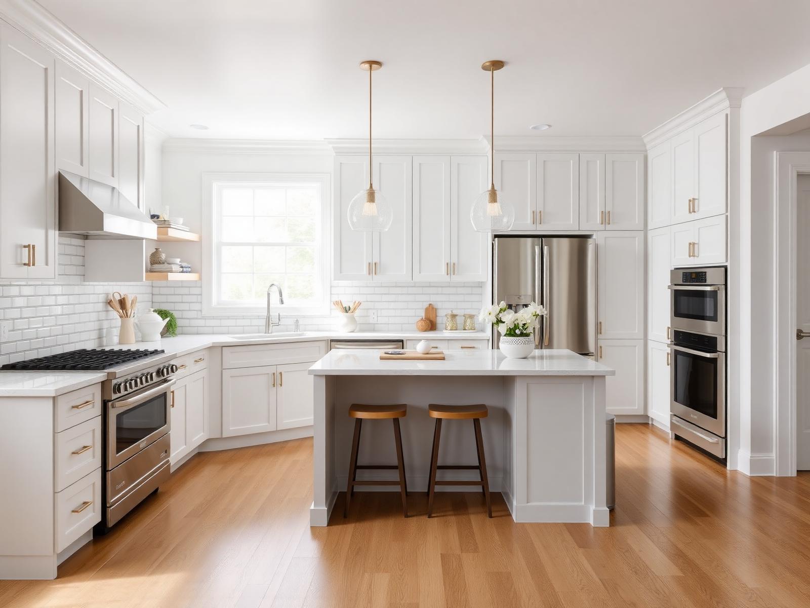 Bright renovated kitchen